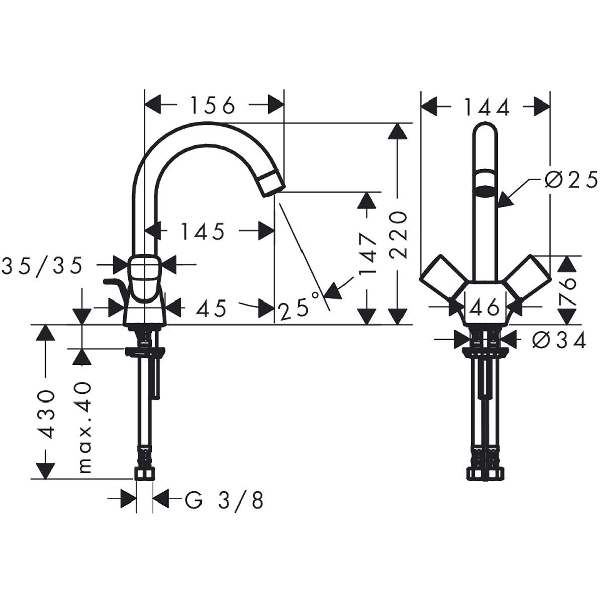 
                  
                    hansgrohe 漢斯格雅 Logis 面盆龍頭 臉盆龍頭 水龍頭 71222
                  
                