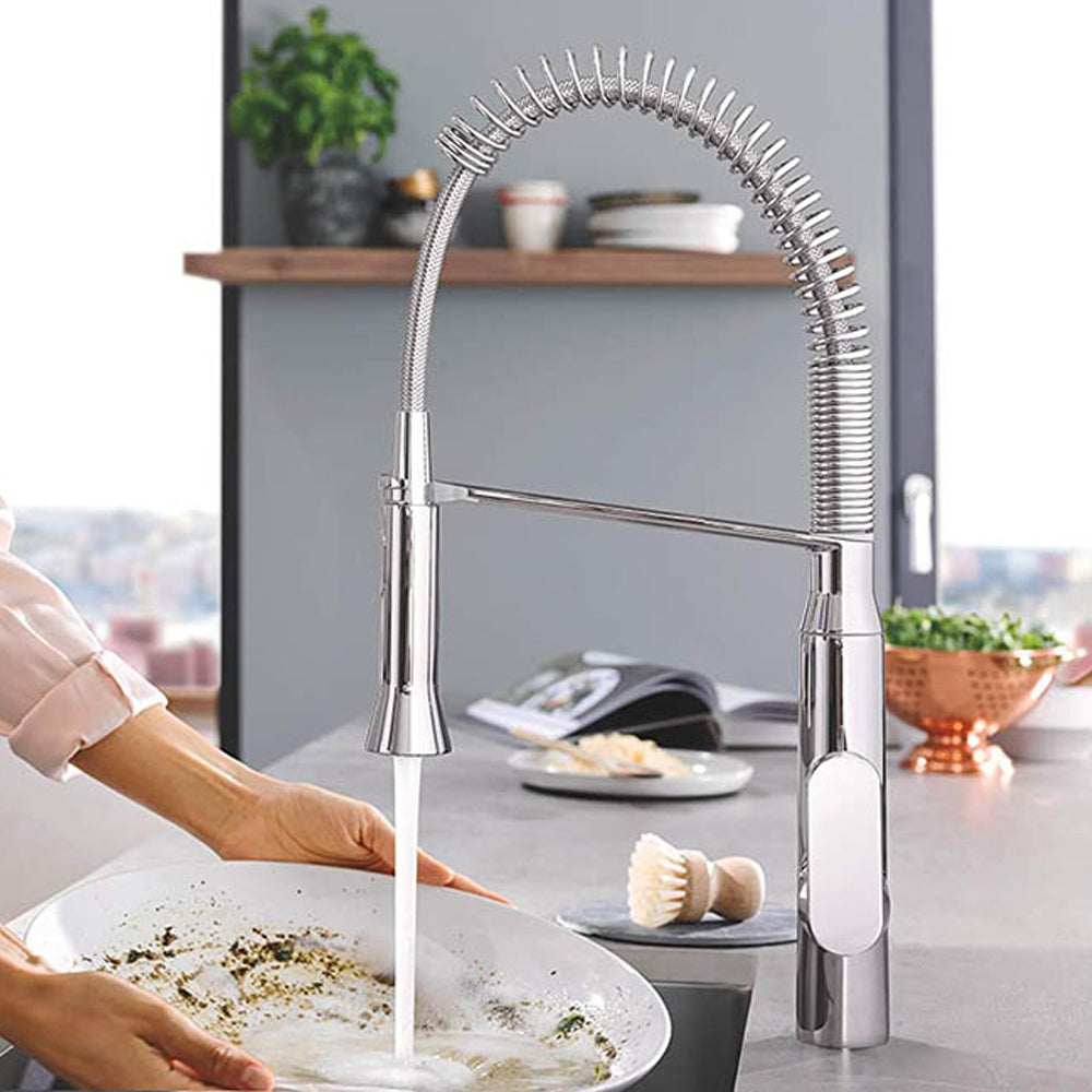 
                  
                    GROHE 高儀 K7 Medium 雙色 專業下拉式 廚房龍頭 伸縮龍頭 31379
                  
                