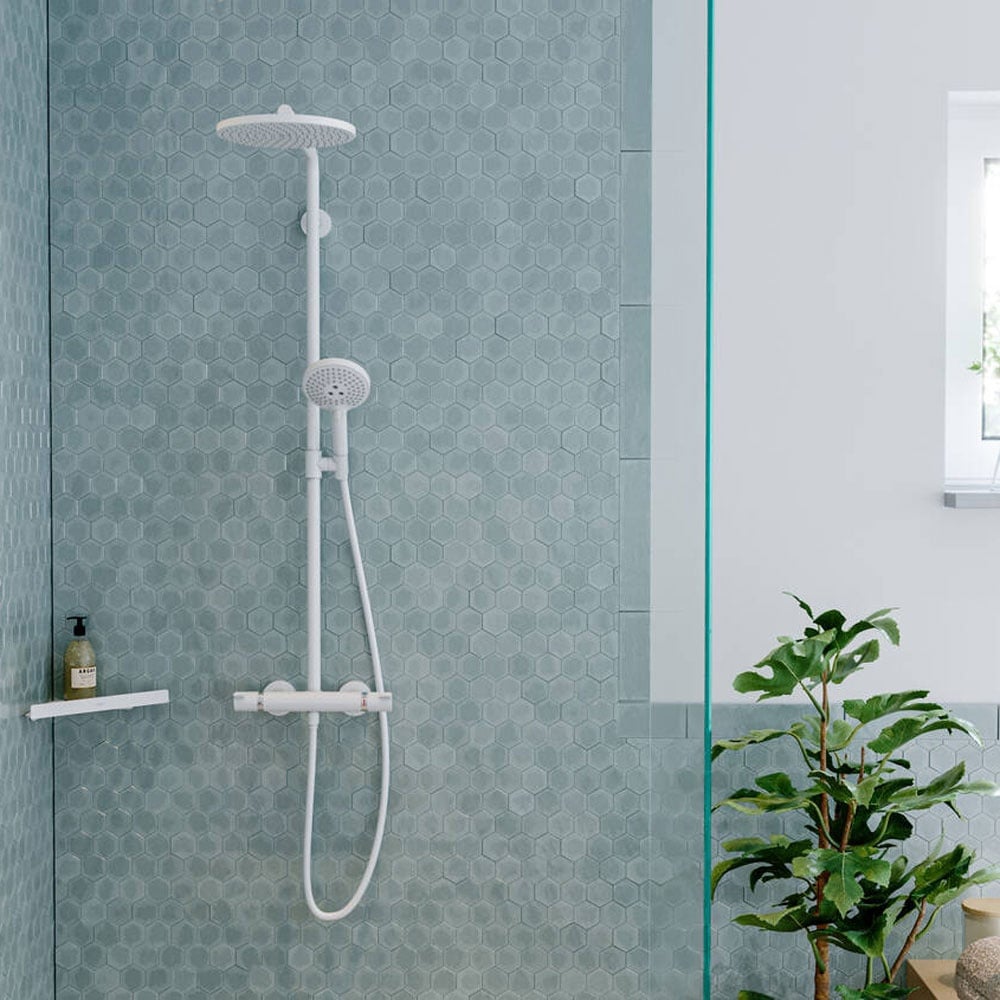 
                  
                    hansgrohe 漢斯格雅 Croma Select S 多色 恆溫 頂灑 淋浴龍頭組 26890
                  
                