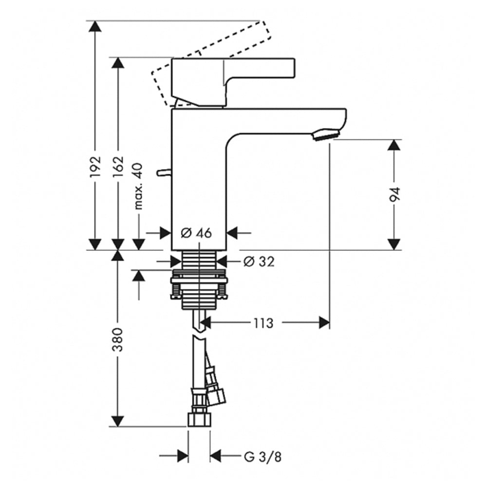 
                  
                    hansgrohe 漢斯格雅 Metris S 臉盆龍頭 面盆龍頭 水龍頭 31060
                  
                