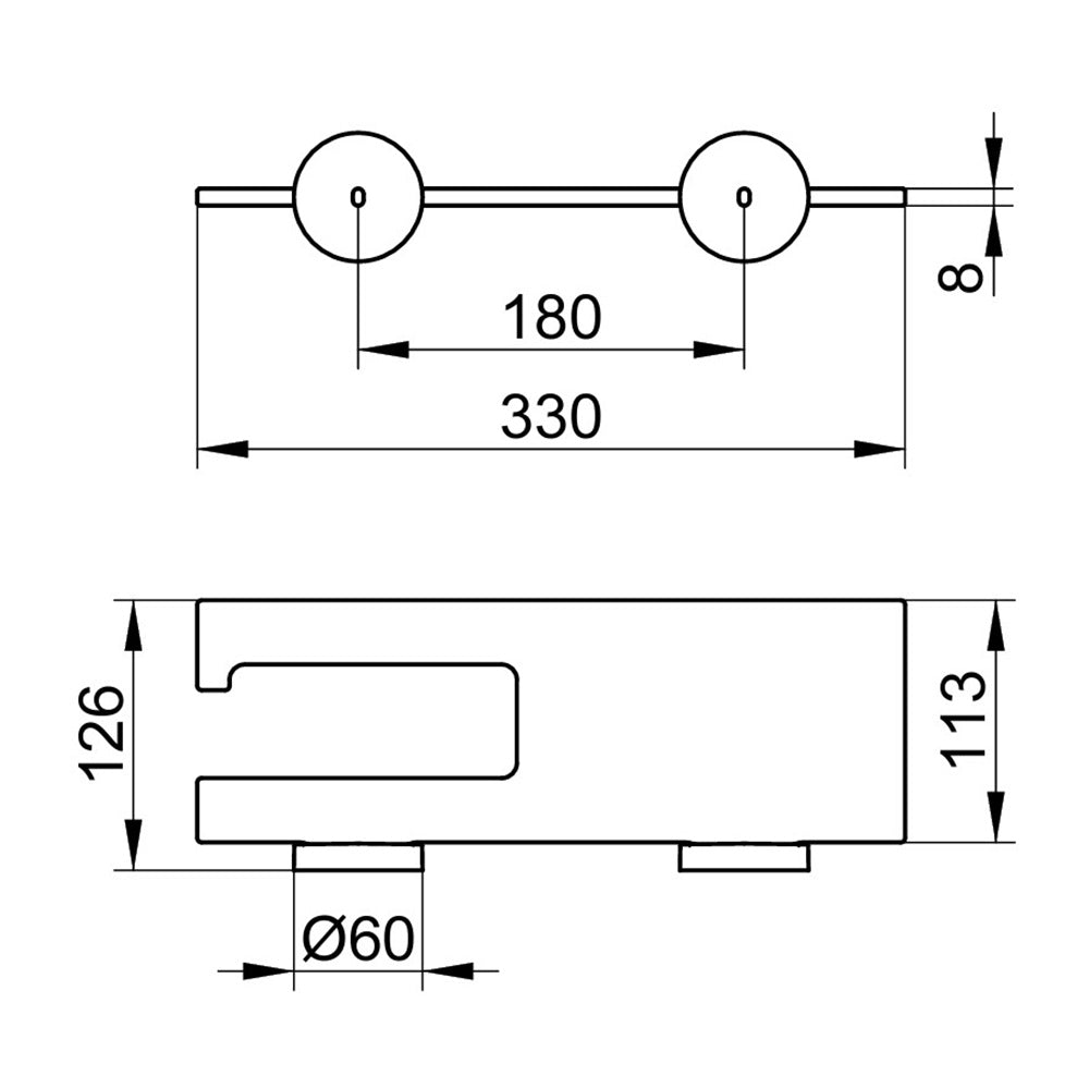 
                  
                    KEUCO 凱高 德國品牌 Edition 90 方型 捲筒衛生紙架 置物架 膠合黏牆款 19073
                  
                